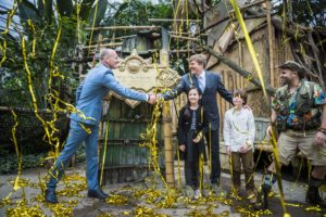 Nederland, Emmen, 18-03-'16; Koning Willem-Alexander opent het nieuwe Wildlands Adventure Zoo Emmen. Foto: Kees van de Veen